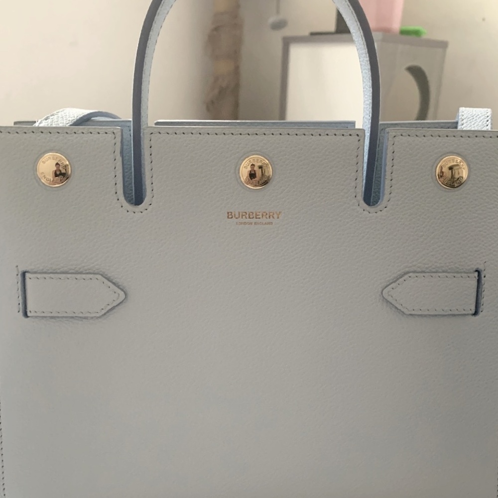 Burberry top handle bag